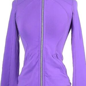 Lululemon Athletica Purple Ski Jacket with Fitted Silhouette